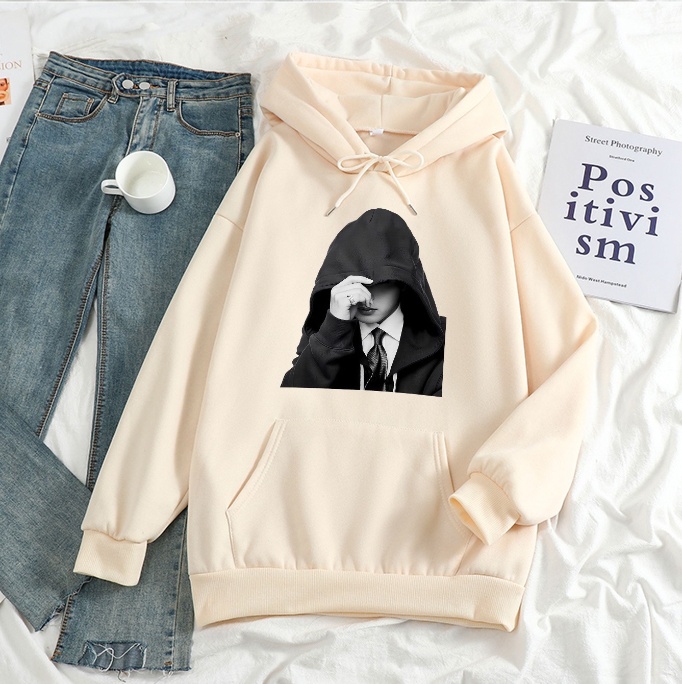 JIMIN] BTS Arirang Tour Hoodie - Black Hoodie Portrait