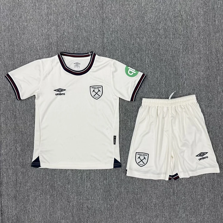 25/26 West Ham United away kids' wear