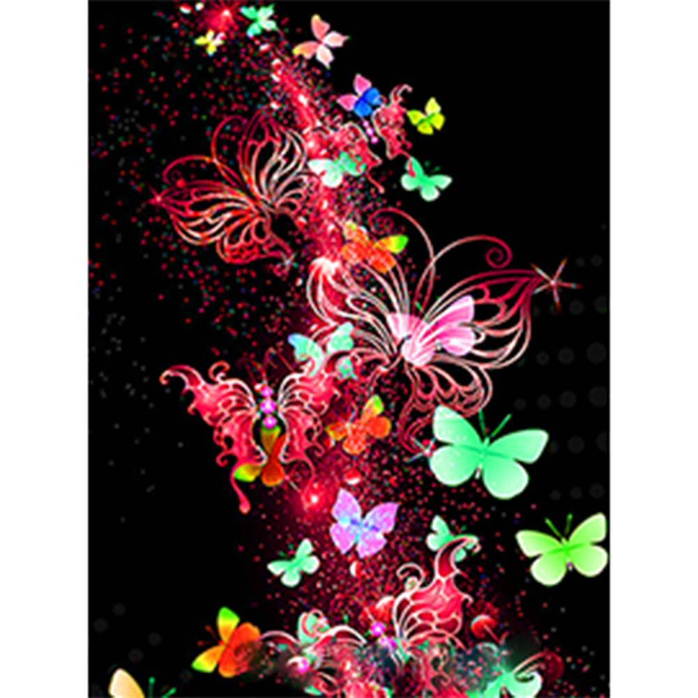 

Butterfly Glitter - Square Drill Diamond Painting - 40*50CM, 501 Original