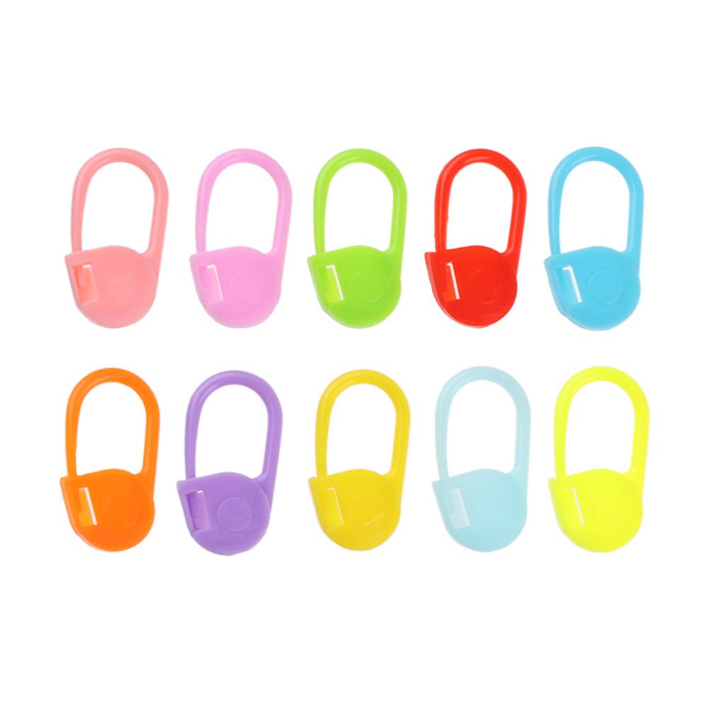 

Colorful Plastic Safty Pins Sweater Mark Buckle Needle DIY Weaving Tools​, 501 Original
