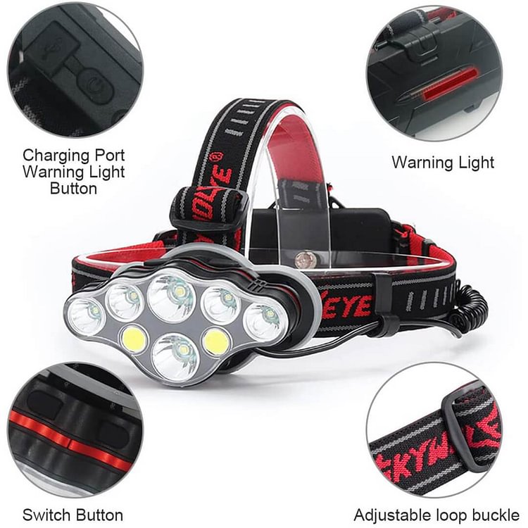 usb charging head torch