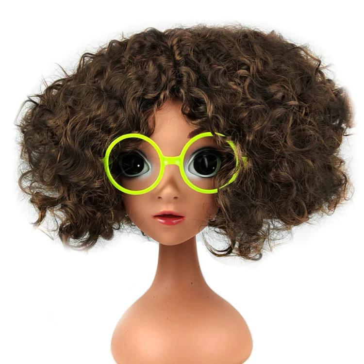 Encanto Mirabel Cosplay Wig Heat Resistant Synthetic Hair Carnival Halloween Party Props