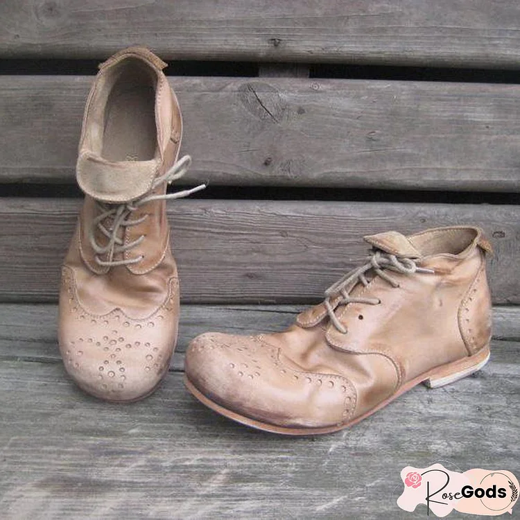 Vintage Handmade Leather Shoes