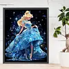 Diamond Painting -DIY Round Partial AB Drill Blonde Princess(45x55cm)