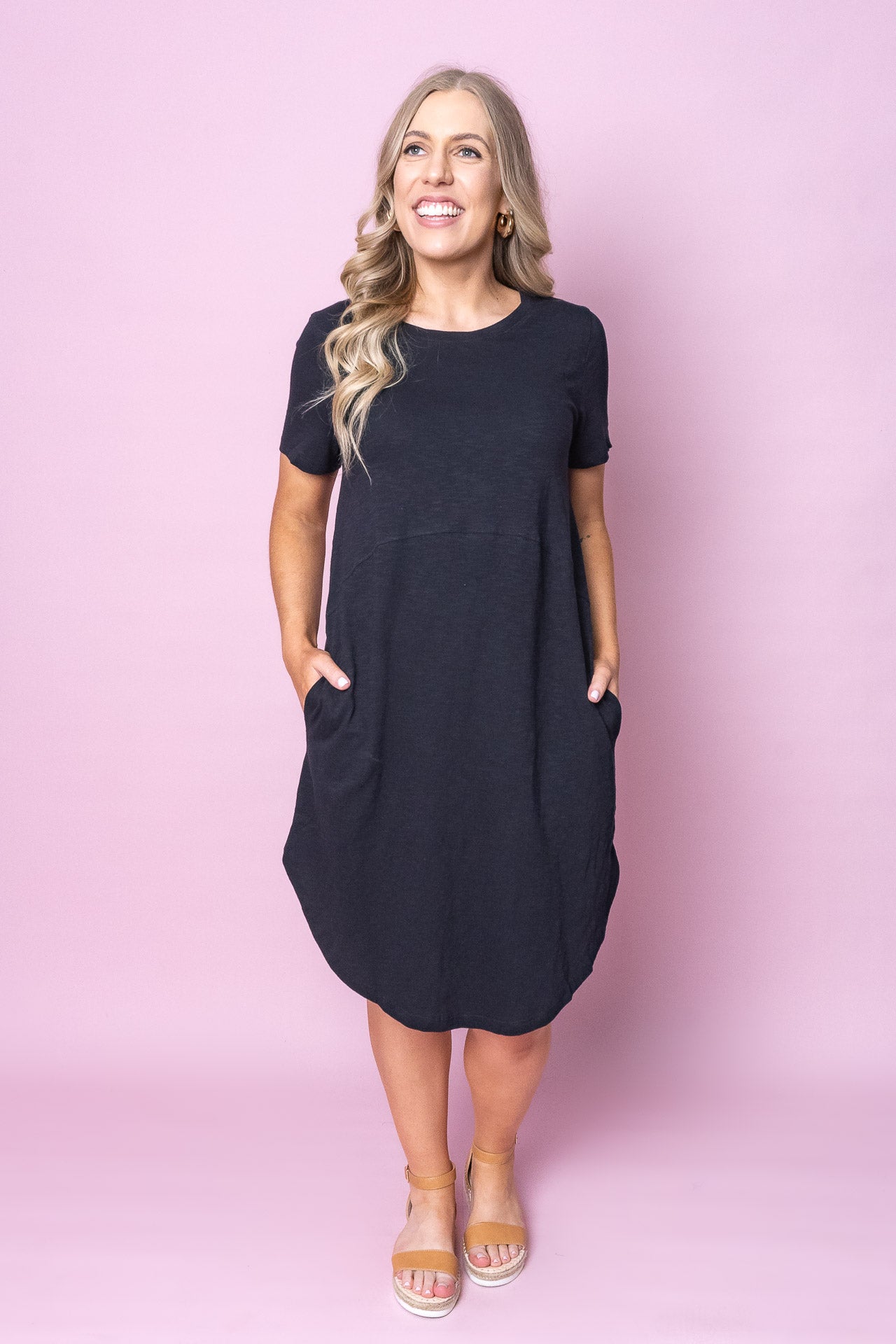 Bay Dress in Black - Foxwood