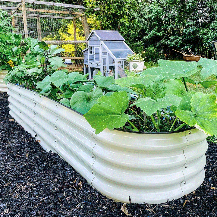 17'' Tall Metal Modular Raised Garden Bed Kit