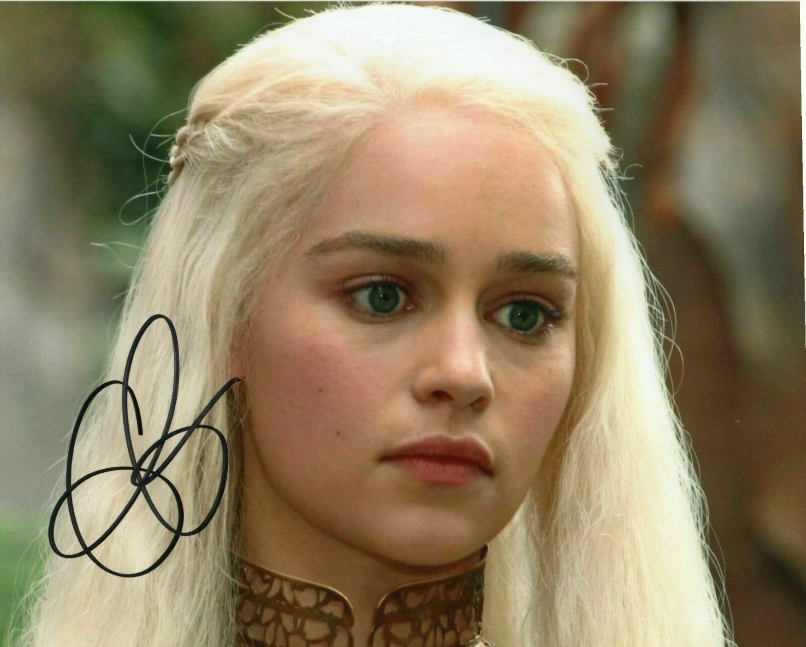 Emilia Clarke Autographed in-person hand signed 8 x 10 Photo Poster painting