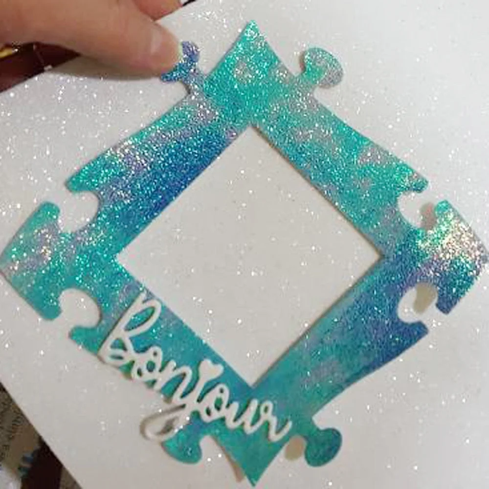 Metal personality lace phase frame cutting mould scrapbook photo album embossing gift card making handicraft decoration