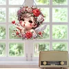 Diamond Painting Cupid Window Pendants Cupid for Home Window Decor