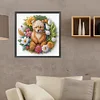 Diamond Painting-DIY Crystal Rhinestone Simple Unhappy Bear(40x40cm)