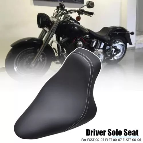 pornhint Pornhint Black Butt Bucket Driver Rider Solo Seat For Harley Softail Deuce FXSTD Fat Boy New