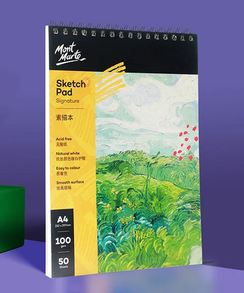 25 Sheets 100 GSM Sketch Pad A4-Himinee.com