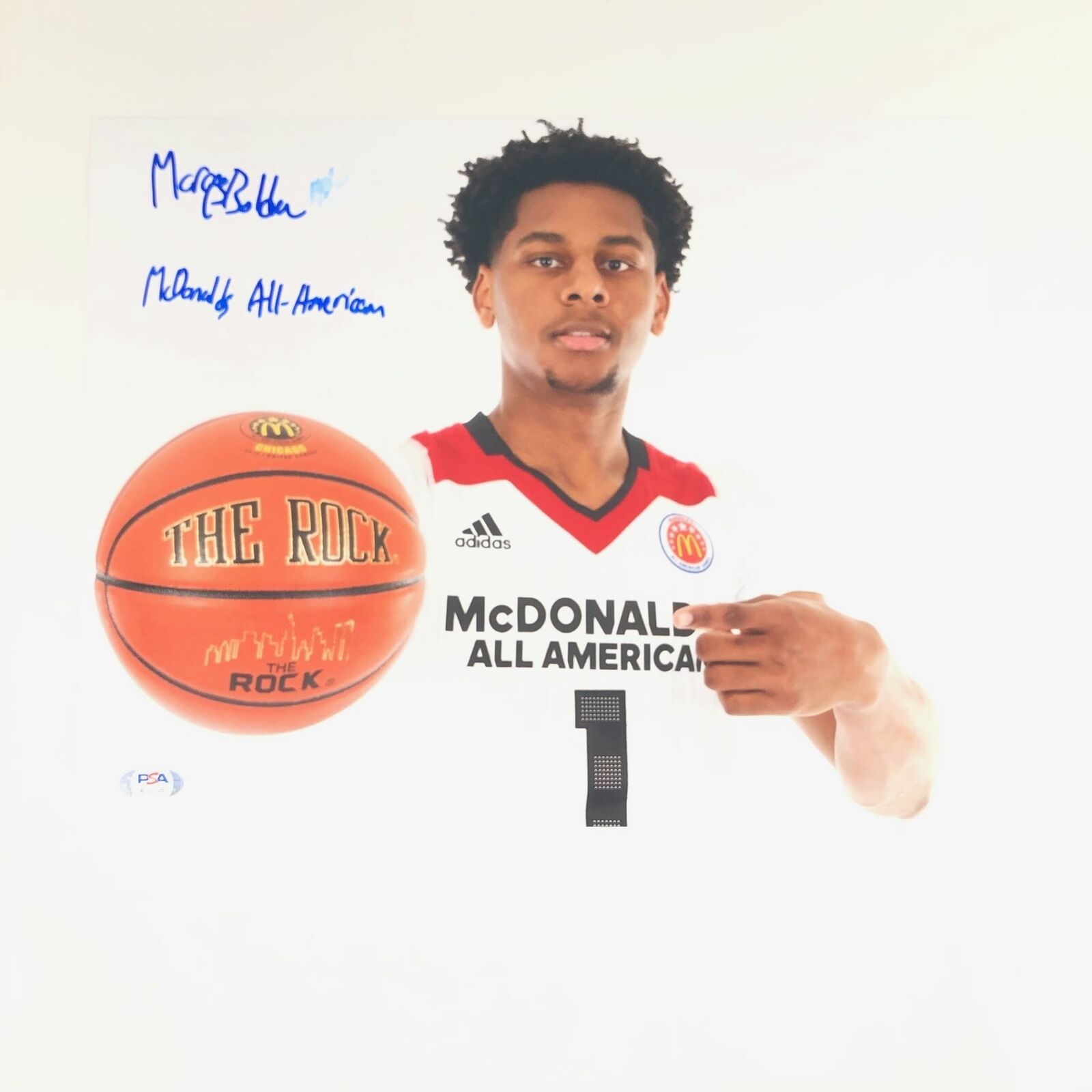 MARQUES BOLDEN Signed 11x14 Photo Poster painting PSA/DNA Duke Blue Devils Autographed