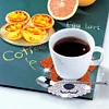 8pcs DIY Anti Slip Dog Coasters Stackable Creative for Tabletop Protection
