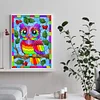 Diamond Painting -DIY Round Drill Rainbow Owl