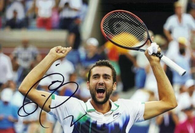 Marin Cilic Signed 12X8 Photo Poster painting US Open Tennis AFTAL COA (D)