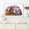 (60*40cm)Halloween - Full Round Drill Diamond Painting
