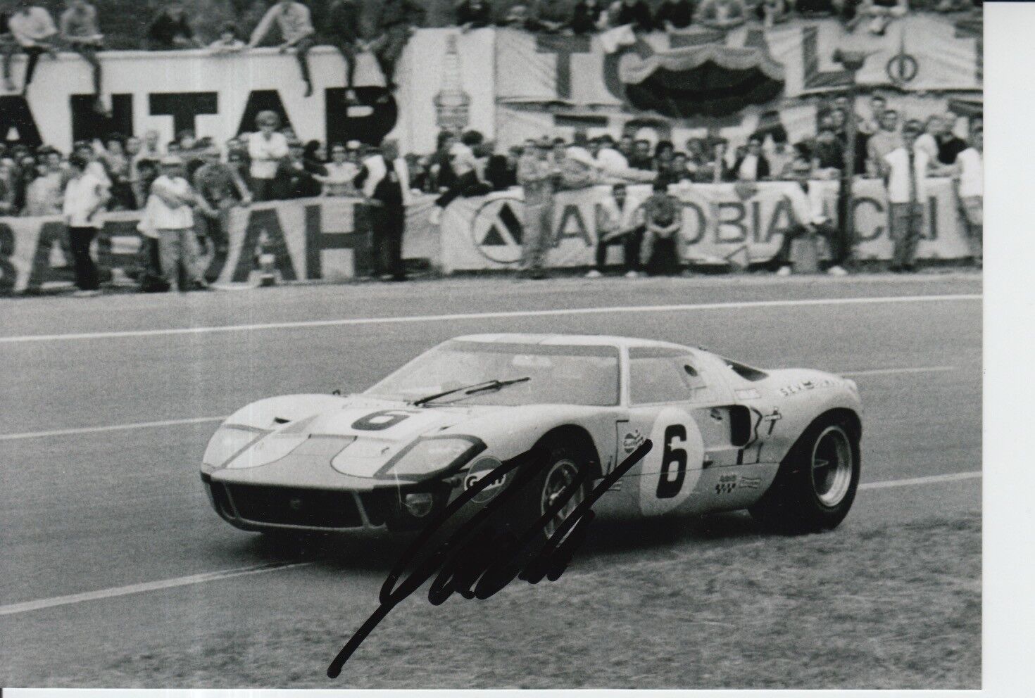 Jackie Oliver Hand Signed 7x5 Photo Poster painting Le Mans 4.