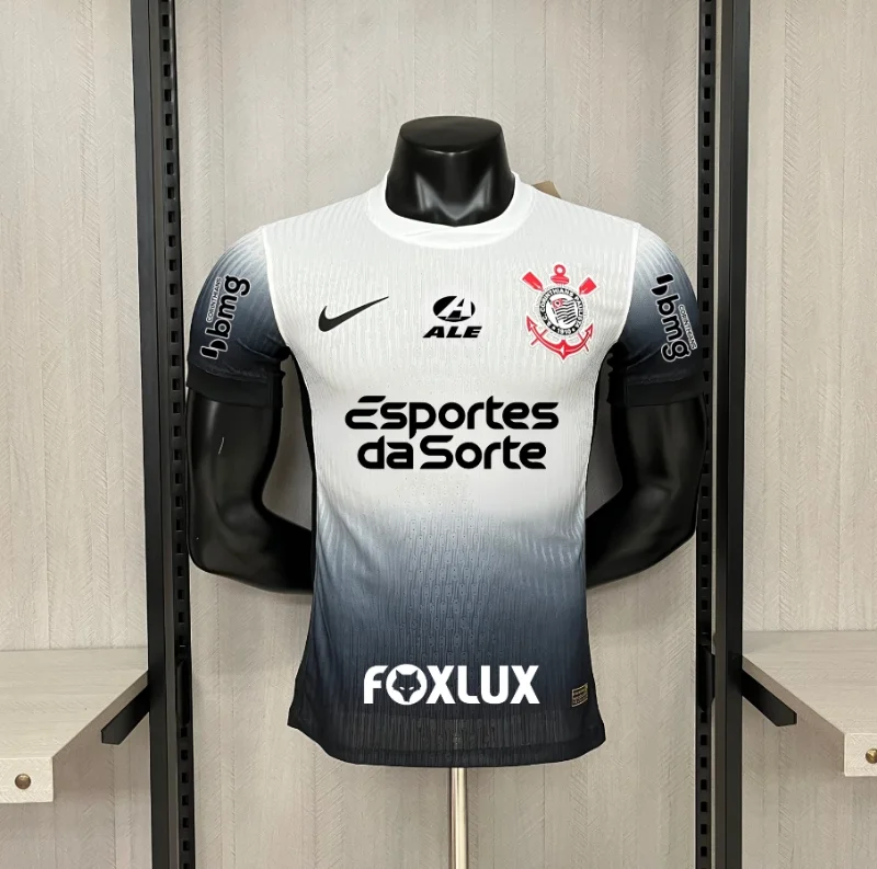 24/25 Player Version Corinthians Soccer Jersey Home + All sponsors