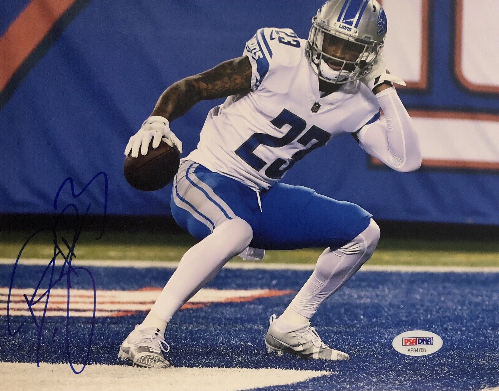 Darius Slay Signed Autographed Detriot Lions 8x10 Photo Poster painting Probowl Psa/Dna