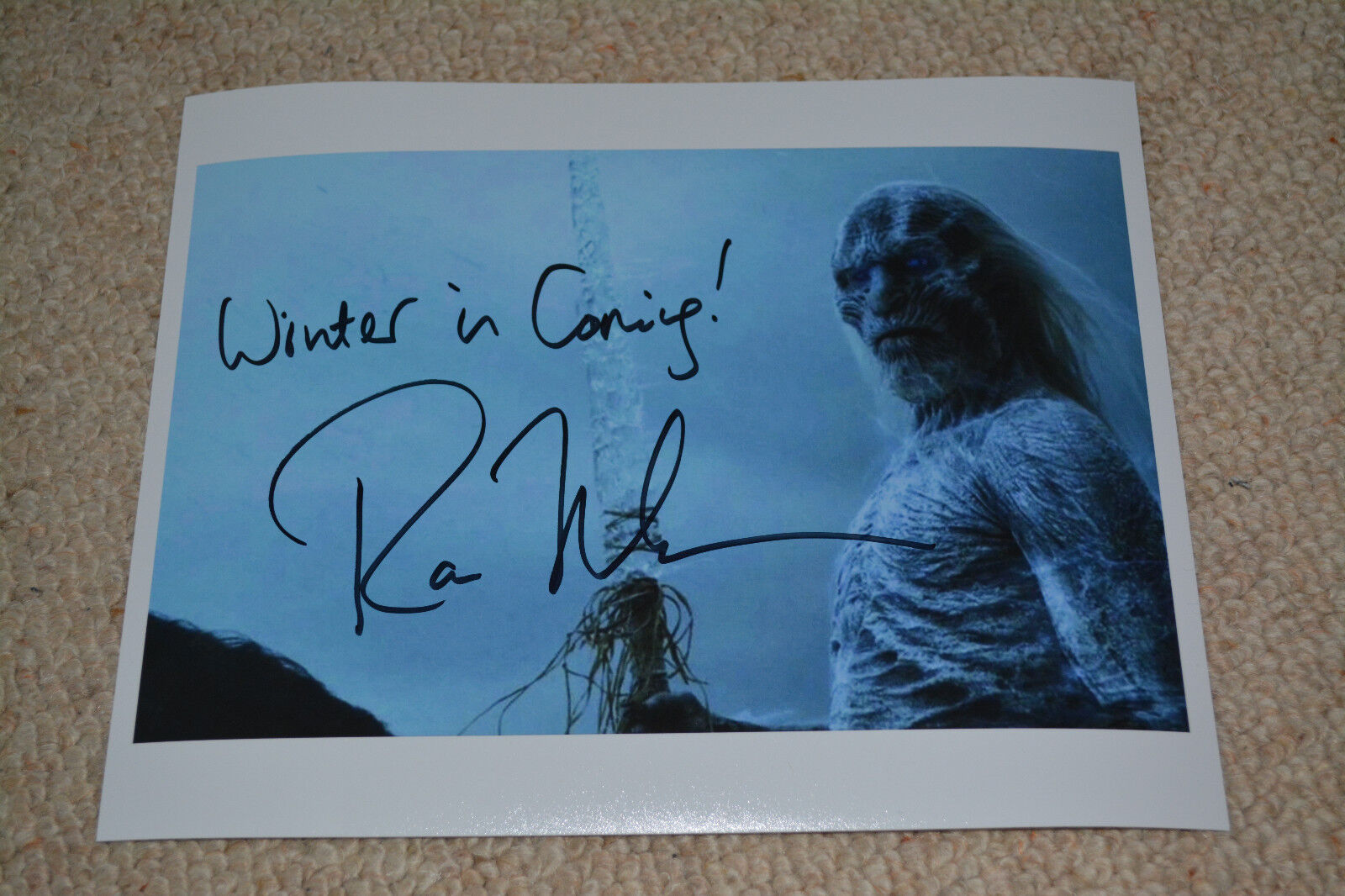 ROSS MULLAN signed autograph In Person 8x10 20x25 cm GAME OF THRONES