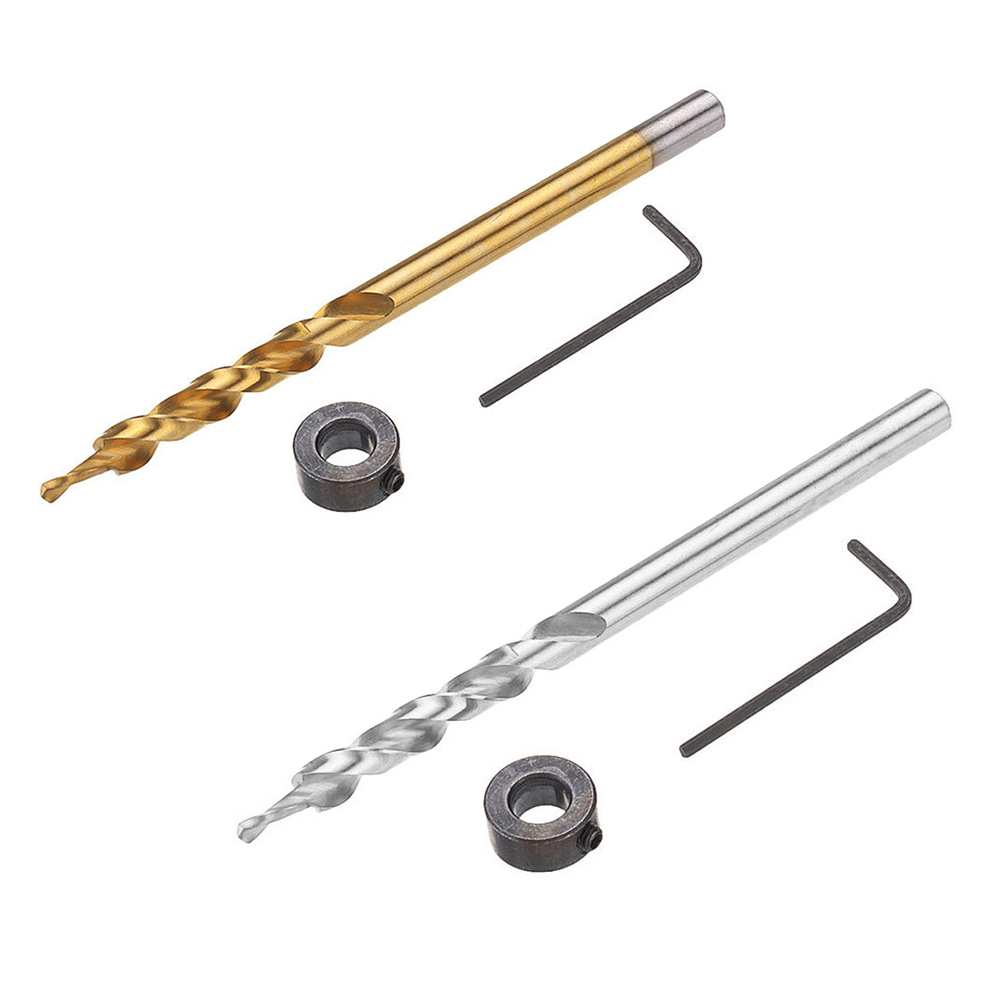 Twist Step Drill Bits 9.5mm Hand Tools Woodworking Oblique Hole Locator
