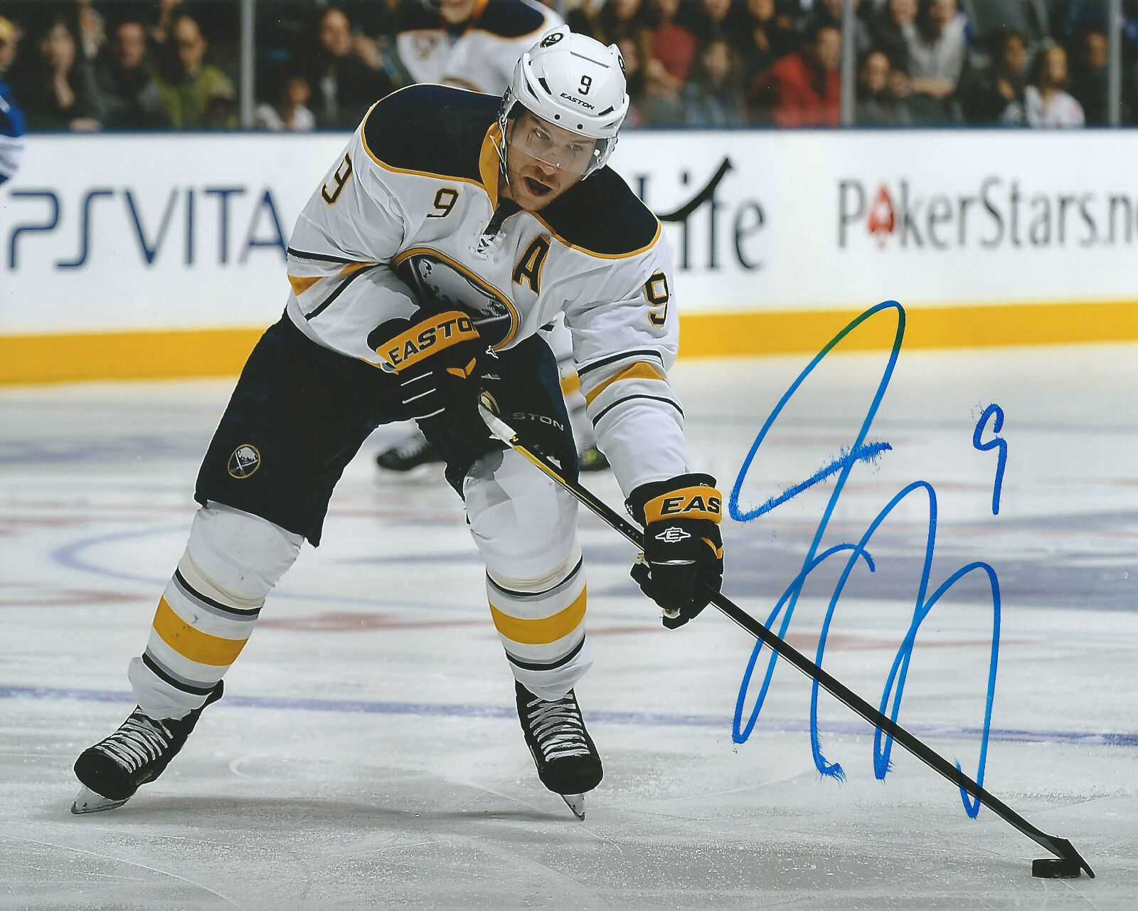 Derek Roy *DALLAS STARS* Signed Autographed 8x10 Photo Poster painting COA GFA