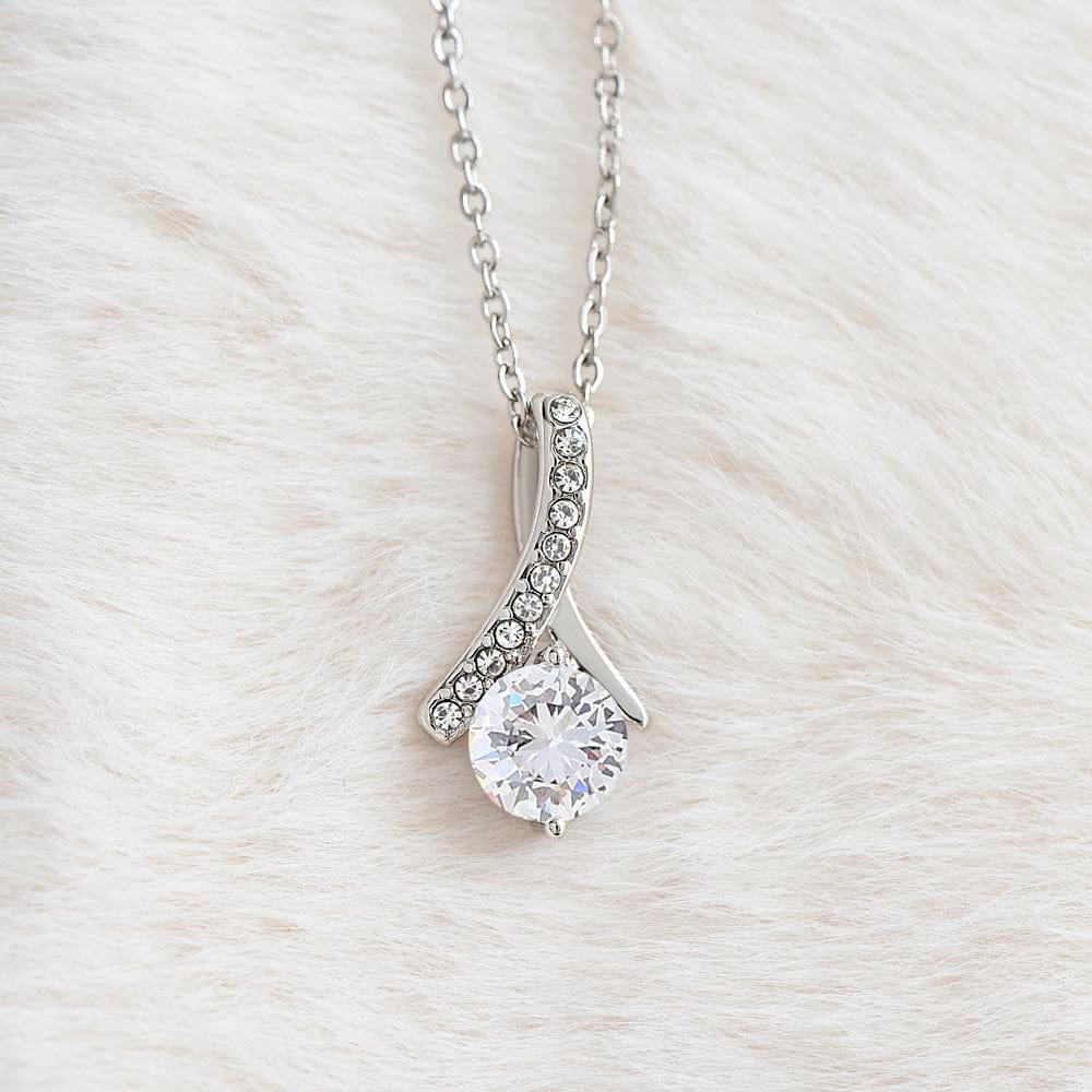 Loveyoufancy To My Girlfriend Necklace, Girlfriend Gift