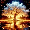 Luxury AB Velvet Diamond Painting Kit  -  life Tree