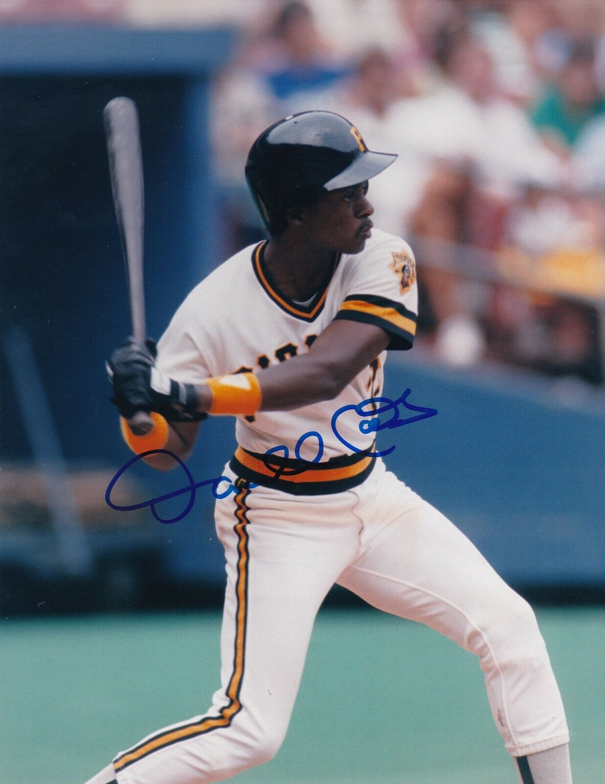 DARNELL COLES PITTSBURGH PIRATES ACTION SIGNED 8x10