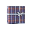 Father's Day Birthday Gift For Him Blue Package Wrapping Paper