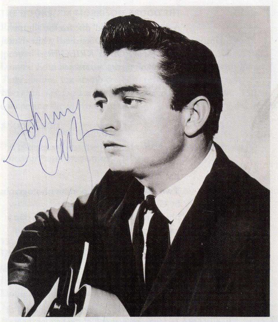 JOHNNY CASH Signed Photo Poster paintinggraph - Film Star / Country Singer & Actor - preprint