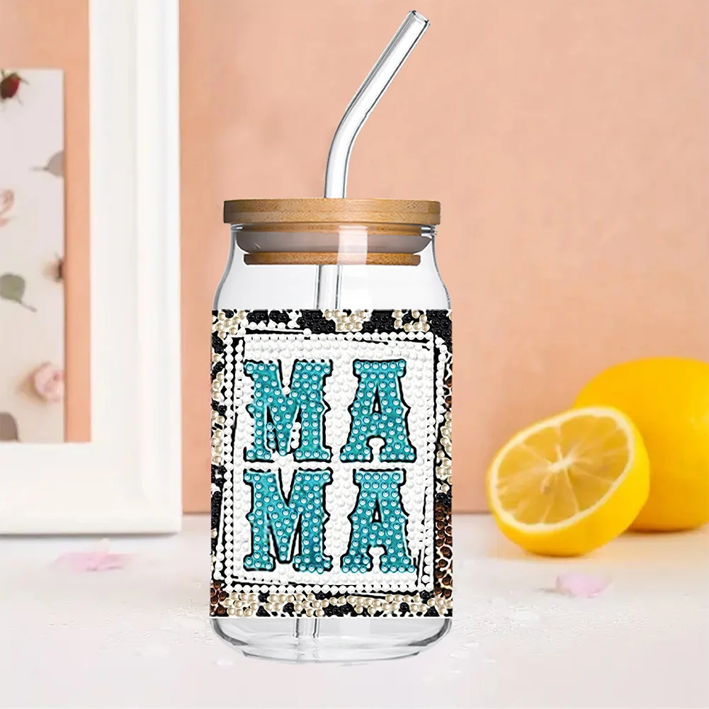 4pcs DIY Dreamcatcher Rhinestone Stickers Diamond Painting Sticker for Cup(Without Cup)