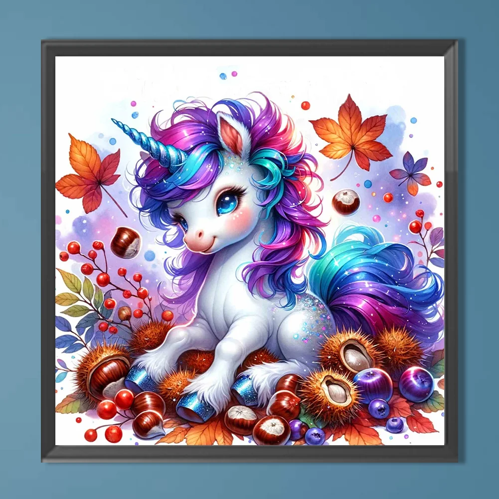 Diamond Painting - Full Round Drill - Unicorn(Canvas|40*40cm)