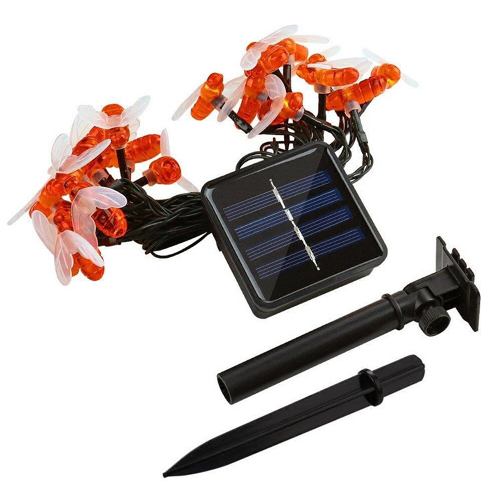 

39.4FT 100 LED Solar Powered String Bee Fairy -String Light, 501 Original