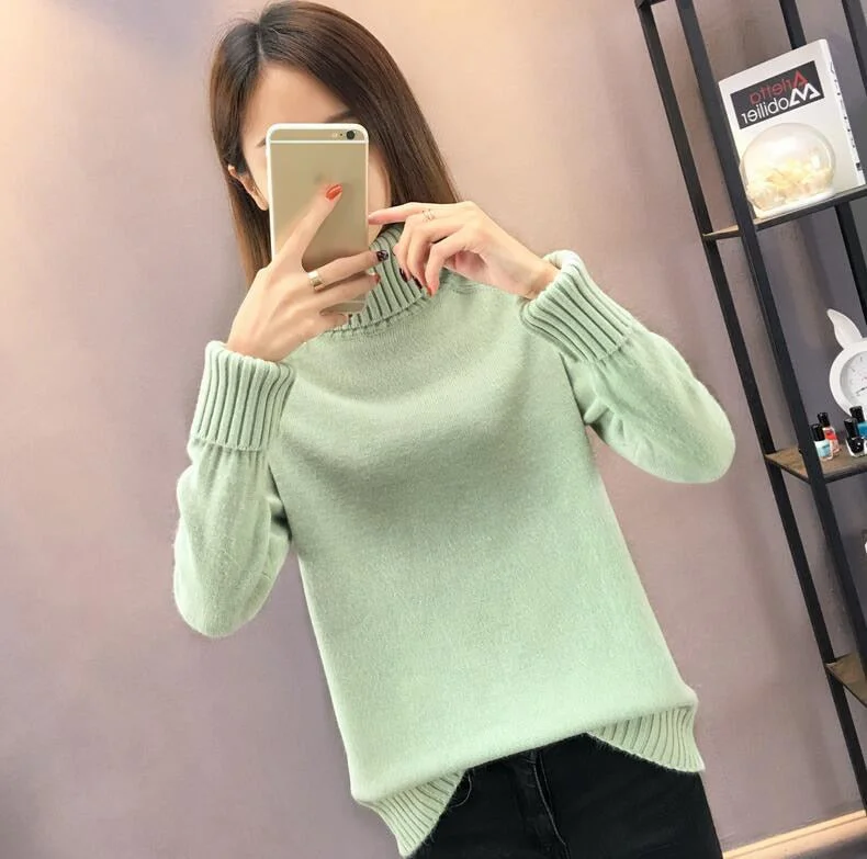 Sweater Female 2020 Autumn Winter Cashmere Knitted Women Sweater And Pullover Female Tricot Jersey Jumper Pull Femme
