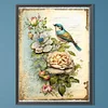 (40*60cm)Flower Bird - Full Round Drill Diamond Painting