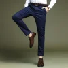 Men's Business Casual Pants Straight Leg Pants
