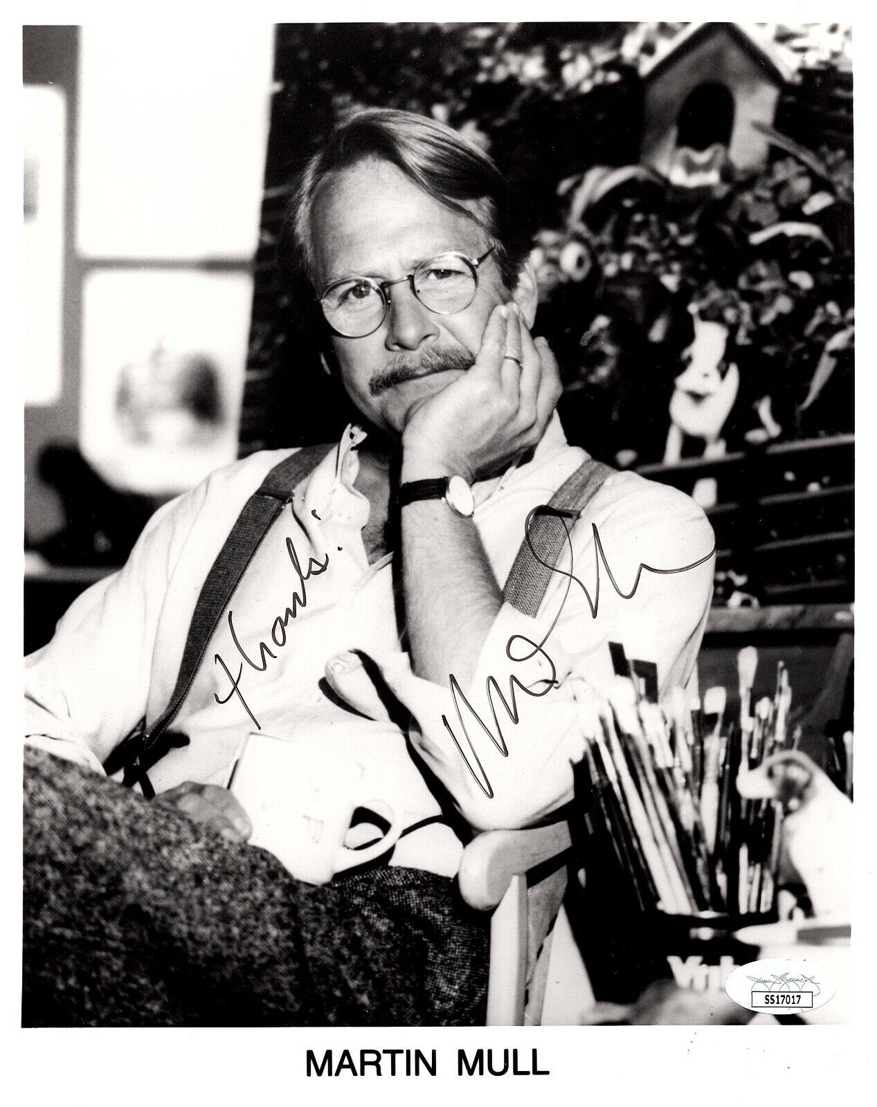 MARTIN MULL Autograph Hand SIGNED 8x10 Photo Poster painting Comedian JSA CERTIFIED AUTHENTIC