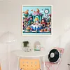 (Multi-Style) The Town In Book-11CT Stamped Cross Stitch 50*50cm/19.69*19.69in tapestrymarket