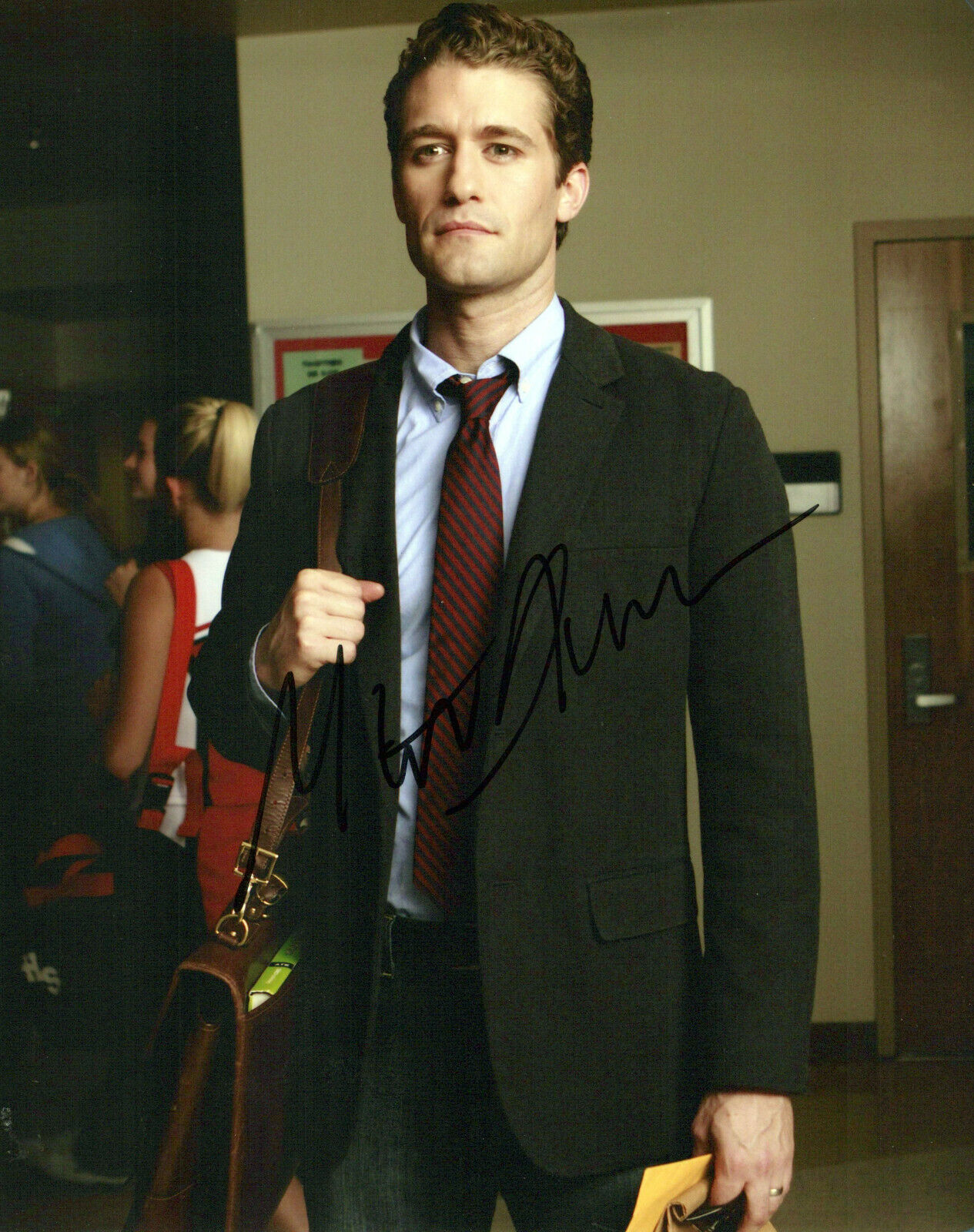 Matthew Morrison Glee autographed Photo Poster painting signed 8X10 #2 Will Schuester