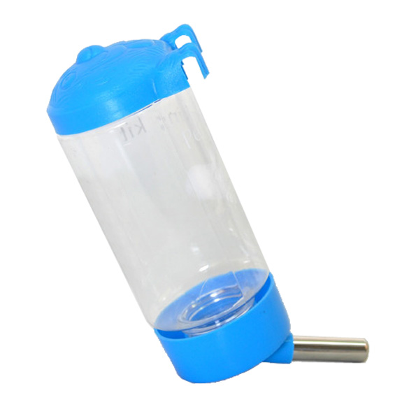 

Pets Puppy Cat Hanging Drinking Bottle Water Feeder Metal Pipe Blue, 501 Original