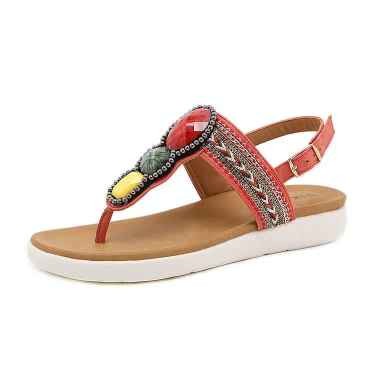 Summer Flat Sandals Bohemian Flip Flops for Women shopify Stunahome.com