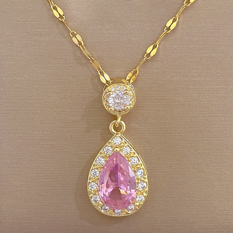 Korean Cosmos Geometric Titanium Steel Electroplating Earrings