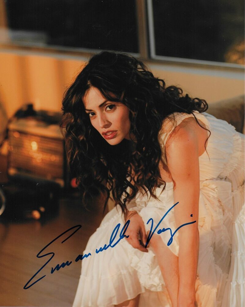 Emanuelle Vaugier Two and a Half Men Signed 8x10 Photo Poster painting #9 At HollywoodshowR<wbr/>ARE!!