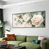 (95*50cm)White Rose - Full Square Drill Diamond Painting