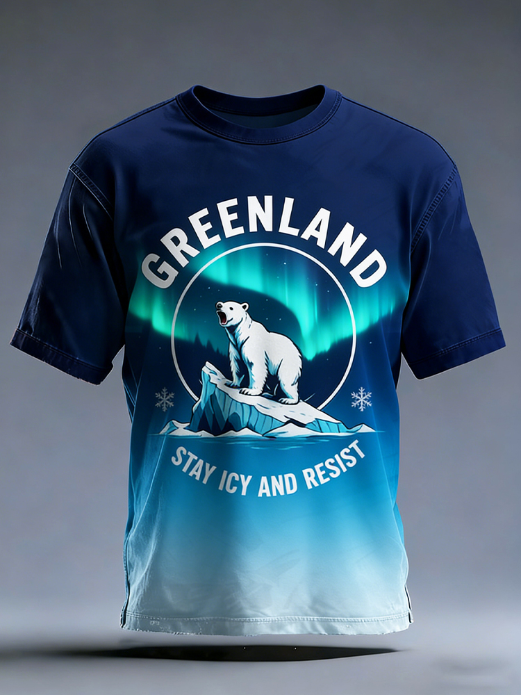 Greenland Stay Icy And Resist Men's T-shirt artswardrobe