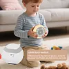 Handheld Music Sleep Instrument 4 Sleeps Timer Portable Sound Machine for Sleep Baby 8-Color Night Light with 27 Sounds for Office Privacy Travel