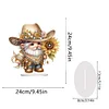 Diamond Painting Single-Side Cowboy Gnome Desktop Diamond Art Kit for Home Decor
