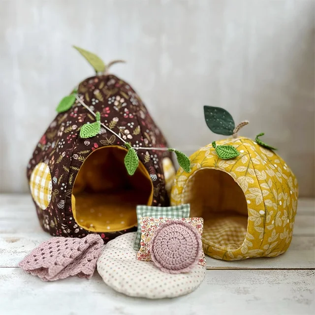 Sewing Doll House Template Set - With Instructions